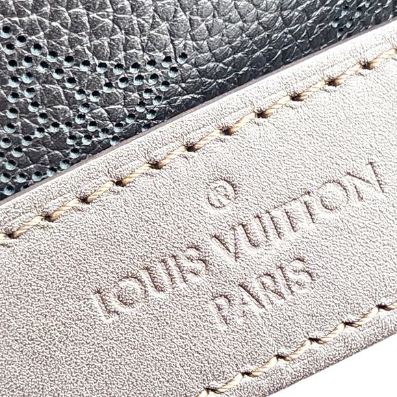 Louis Vuitton Girolata Mahina Leather Black Monogram Bucket Tote Bag - Preowned - Picture 7 of 9